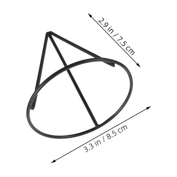 ETHZZLE Fruit Growing Rack Plant Holder Iron Triangular 6pcs