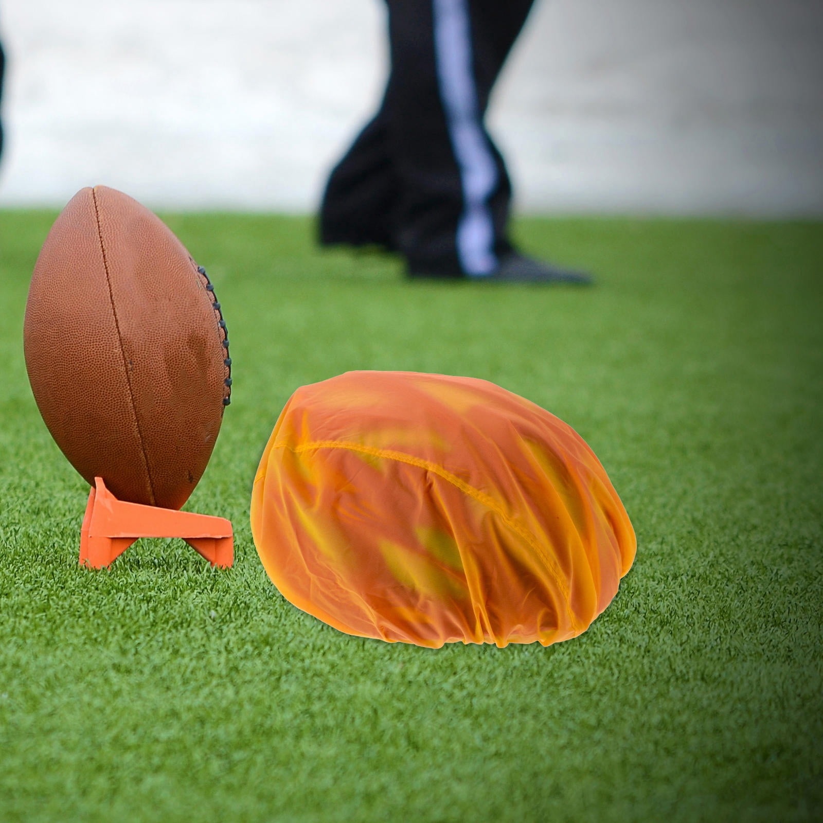 ETHZZLE 6pcs Orange Football Cover for Practice Water Resistant 10.63d ...