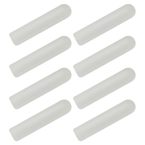 ETHZZLE White Replacement Tips for Shoe Laces and String Accessories, and Easy to Install Ends