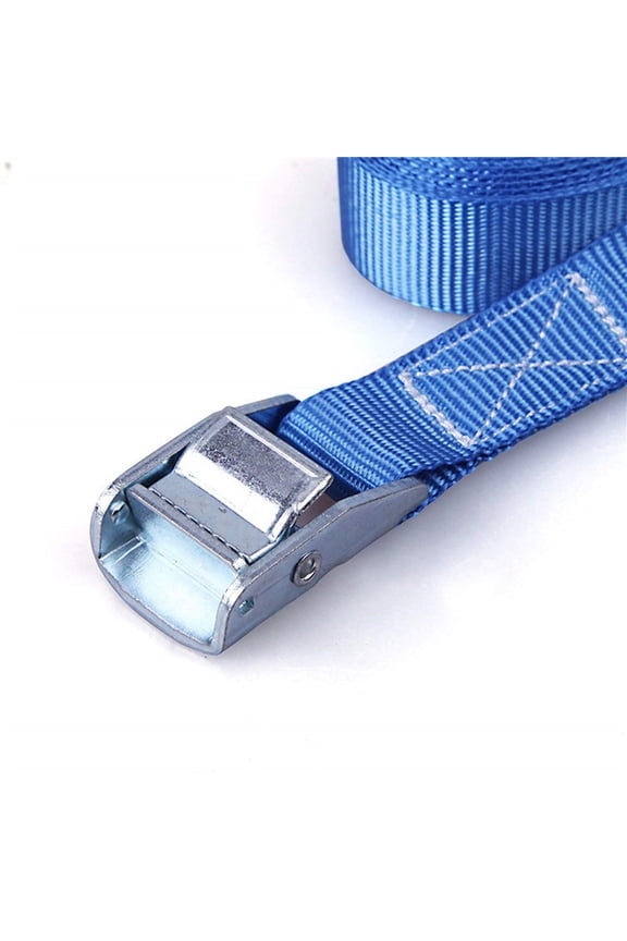 8pcs Adjustable Travel Packing Belt Nylon Blue Prevent Popping Open for Moving