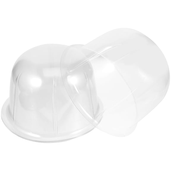 ETHZZLE Travel Hat Holders, Lightweight Plastic Caps Display, White, 8Pcs