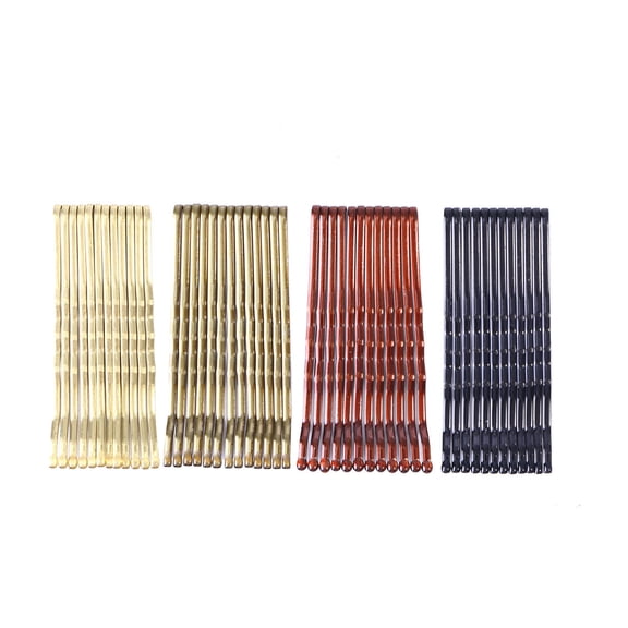 ETHZZLE 96Pcs Metal Hair Slides Assorted Colors Elegant Hair Accessories for Securing Braids and Strands