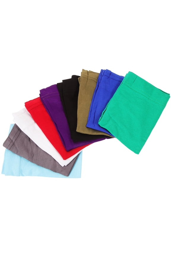 9Pcs Dreadlock Caps Elastic Headwraps Assorted Colors Unisex Tube Hat for Decor