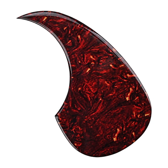 ETHZZLE PVC Acoustic Guitar Pickguard Sticker with Decorative Impact Guard