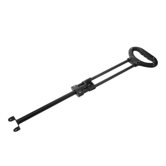 ETHZZLE Adjustable Black Folding Wagon Cart Handle Replacement for Camping Trolleys and Outdoor Carts