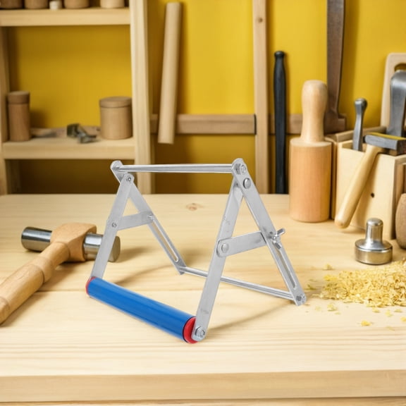 ETHZZLE Adjustable Cutting Machine Stand Rolling Miter Saw Holder Support Frame for Woodworking and DIY Projects Attachment Tool 55mm-135mm