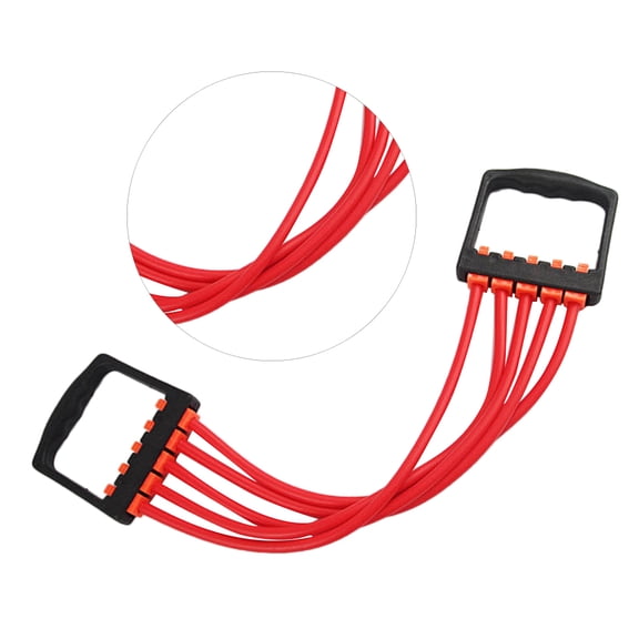 ETHZZLE Chest Expander Adjustable Spring Exerciser with Ergonomic Handles for Fitness