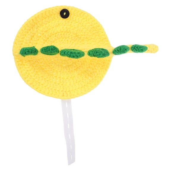 ETHZZLE Knitted Turtle Dinosaur Party Sweater Soft Handmade Winter Apparel for Small Animals