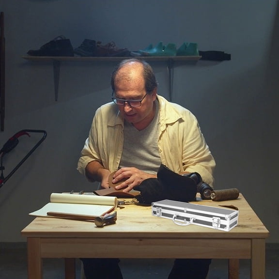 ETHZZLE Aluminum Tool Box Organizer Easy Open/Close Tools Container 1Pcs