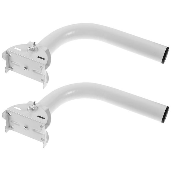 ETHZZLE 2-Pack Stainless Steel Adjustable Outdoor Antenna Mount Brackets for Secure Bridge Installation