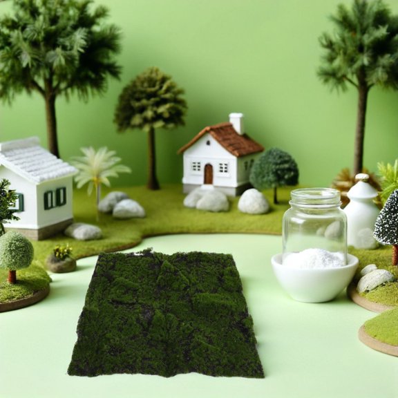 ETHZZLE Artificial Fake Moss with Lifelike Look Maintenance Free Greenery for Indoor Decor