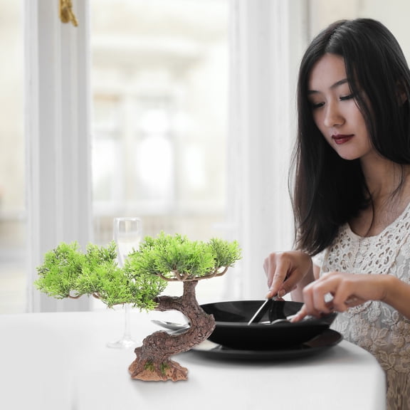 ETHZZLE Artificial Small Tree Decorative Trees Home Decor Resin Natural Beauty Colleagues 1Pcs