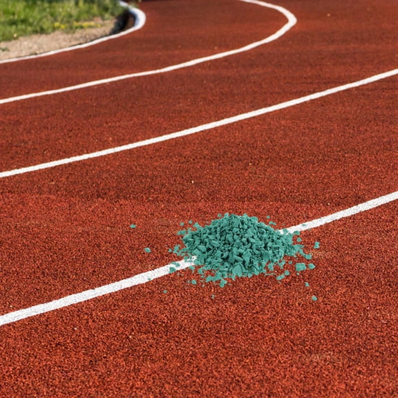 ETHZZLE Artificial Turf Rubber Granules Green Infill for Synthetic Grass with Impact Absorption