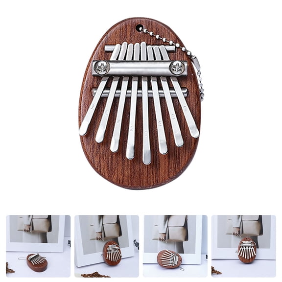ETHZZLE Assorted Color Plastic Delicate Kalimba Thumb Piano for Music Lovers 8 Tone Beginner Friendly 6.7 Inch