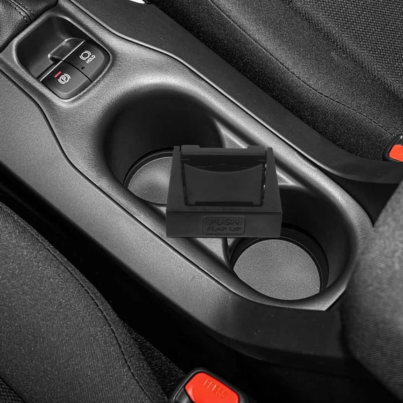 ETHZZLE Center Console Car Cup Holder Insert with Scratch Resistant Design Black