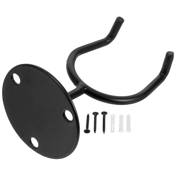ETHZZLE Baseball Display Stand Wall Mount Holder Space Saving Black Metal Rack