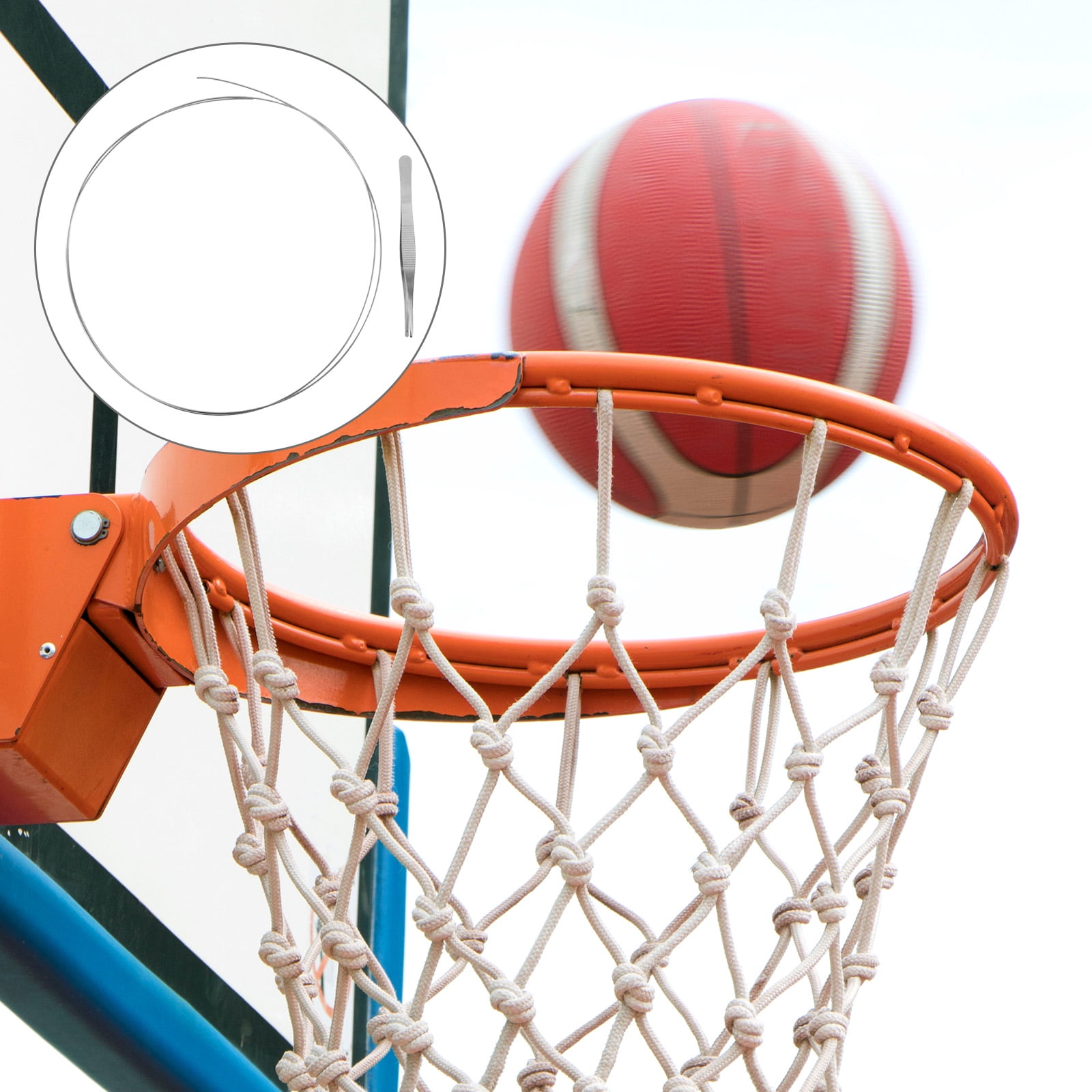 Basketball Hoop Rope Pattern ETHZZLE Stainless Steel Wire Rope Crimping Tool for Basketball Hoop ...
