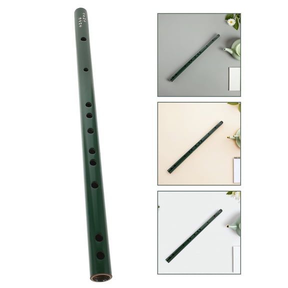 ETHZZLE Beginner's Traditional Chinese Bamboo Flute Green Dizi Music Instrument for Hanfu and Cultural Events Outdoor Play