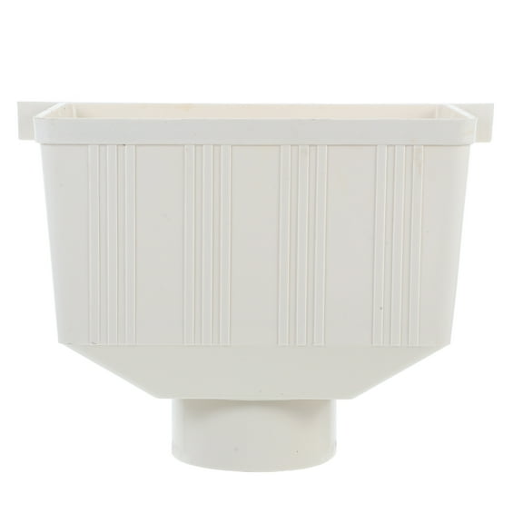 ETHZZLE Beige Plastic Rainwater Diverter for Home Gutter Downspout with Easy Maintenance Design