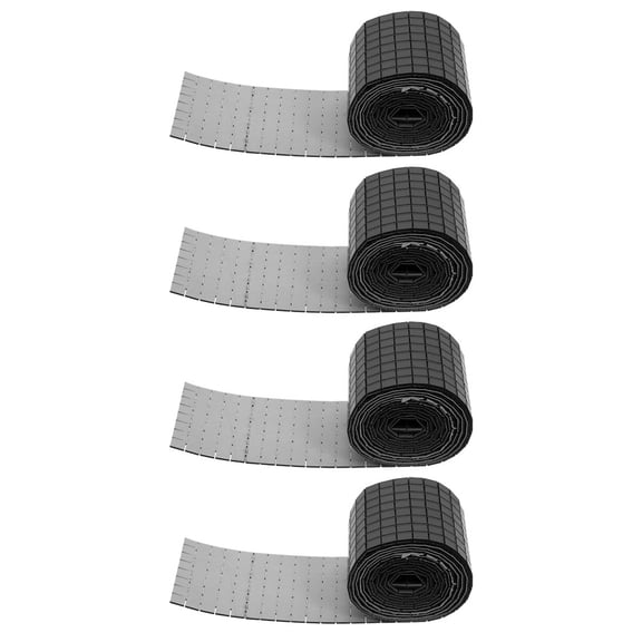 ETHZZLE Black Acrylic Mirror Tiles for DIY Crafts and Photo Frame Decoration