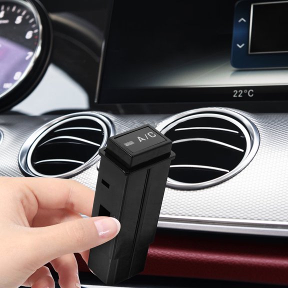 ETHZZLE Black Air Conditioner Control Button for Car System with Smooth and Responsive