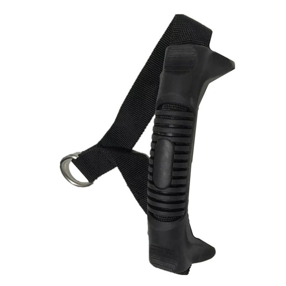 ETHZZLE Black Fitness Pull Handle for Exercise Machines and Resistance Bands Durable Workout Grip