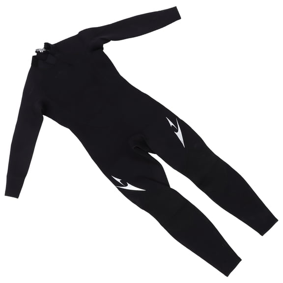 ETHZZLE Men Wetsuit Diving Suit Black Neoprene Long Sleeve for Cold Water Surfing