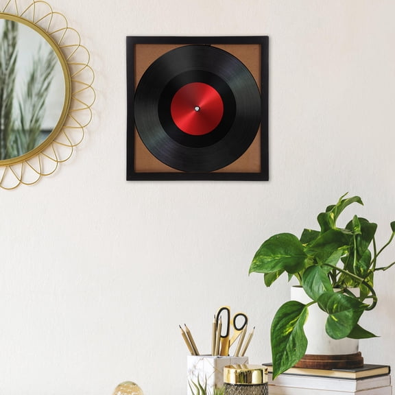 ETHZZLE Black PVC Vinyl Album Display Frame for Wall Or Tabletop with Easy Installation