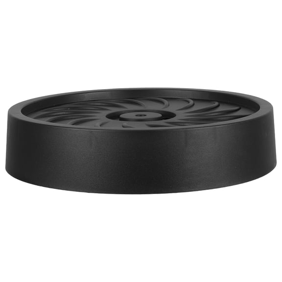 ETHZZLE Black Planter Pot Mover with Wheels and Drainage Tray for Balcony Living Room Use