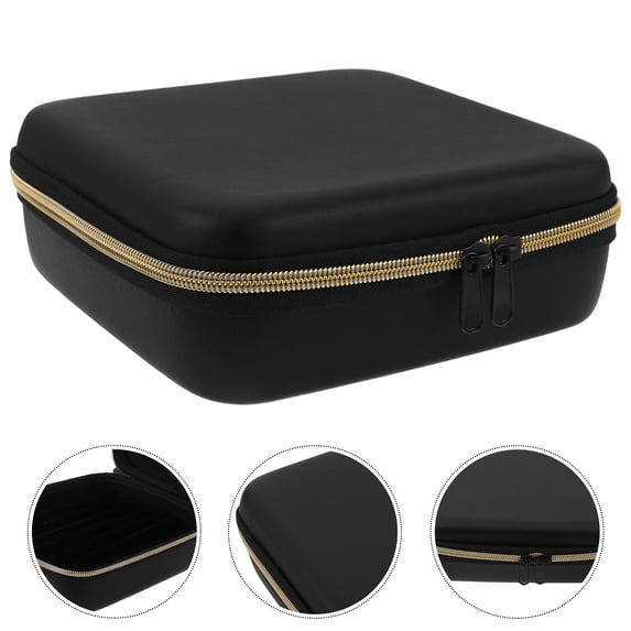 ETHZZLE Black Watch Band Storage Bag Organizer with Large Capacity for Smartwatch Bands and Accessories