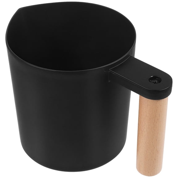 ETHZZLE Black Wax Melting Cup Aluminum Heating Cup for Adults Craft Enthusiasts 1Set