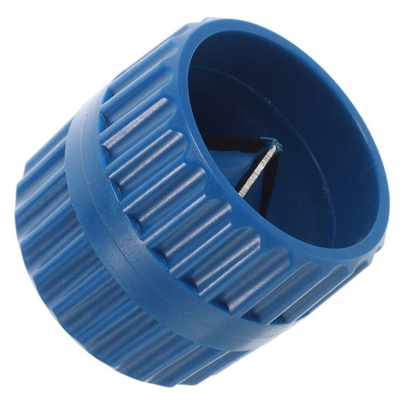 ETHZZLE Blue Manual Conduit Chamfer Tool for Copper Pipe Burr Removal and Polished Finish