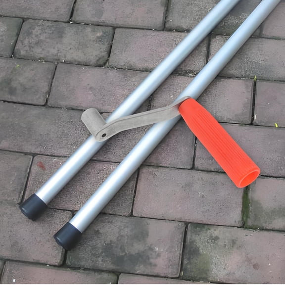ETHZZLE Manual Crank Handle Replacement for Flagpole Winch Easy Installation Iron and Plastic Material