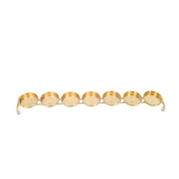 ETHZZLE Tea Light Holder Golden Zinc Alloy Vintage Decor for Party Decoration 1Set