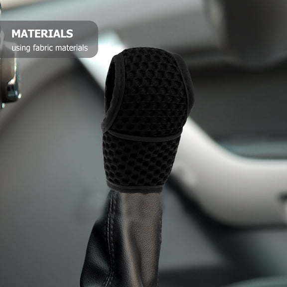 ETHZZLE Black Fabric Gear Shift Protector Car Accessory for Enhanced Driving Comfort