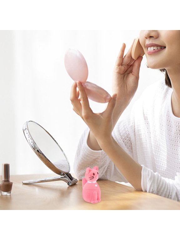 Plastic Cat-Shaped Ring Container for Storage and Engagement