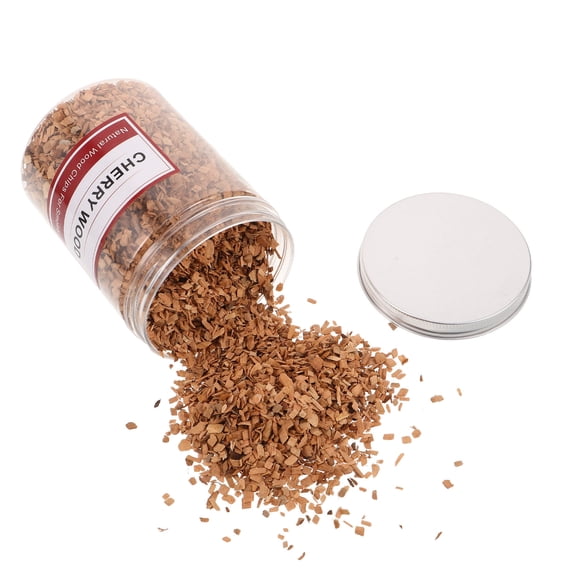 ETHZZLE Cherry Wood Chips for Smoking Meat Natural Light Brown Bbq Grill Essential for Even Flavor and Quick Ignition