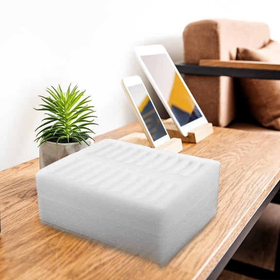 ETHZZLE Classroom Phone Storage Box White with 20 Slots for Organized Device Management