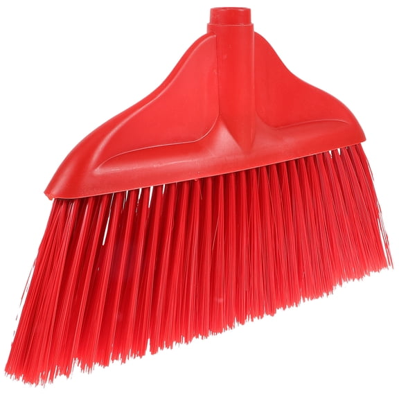 ETHZZLE Broom Head for Commercial Cleaning Red Plastic 1Set 13.4x8.7in