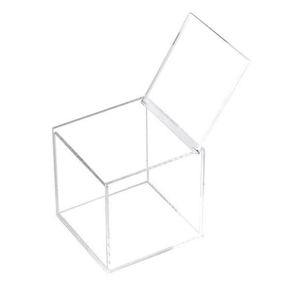 ETHZZLE Transparent Acrylic Coffee Pod Holder with Lid for Desktop Storage and Display Use