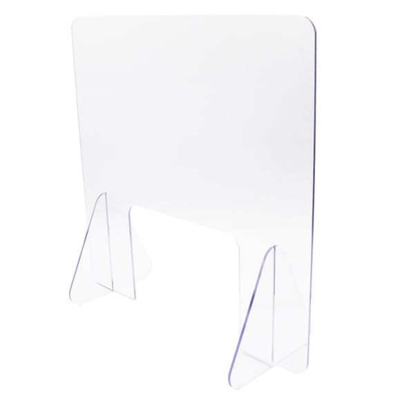 ETHZZLE Clear Sneeze Guard Panel Board for Tabletop Use Protective Barrier Easy to Remove
