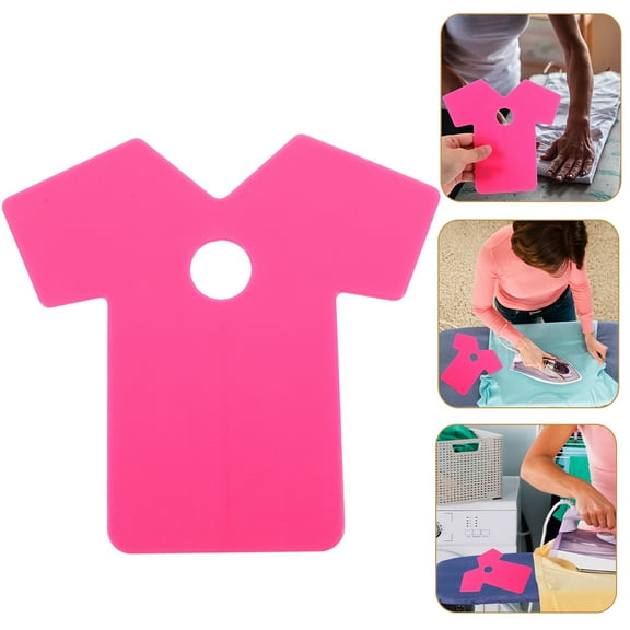 ETHZZLE Rosy Portable Clothes Collar Ironing Board Plastic Desk Ironing Pad for Home Use