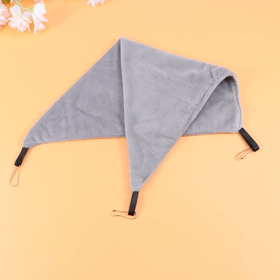 ETHZZLE Grey Triangle Hammock Pet Hanging Cage Bed, Strong Reptile Lizard Habitat Accessory