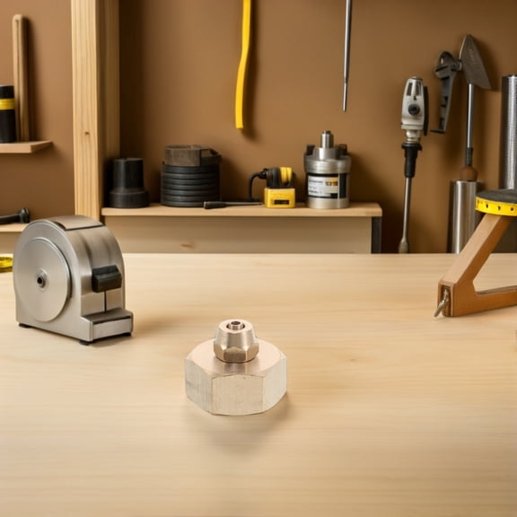 ETHZZLE Heavy Duty Brass Garden Hose Connector Adapter for Efficient Water Hose Coupling