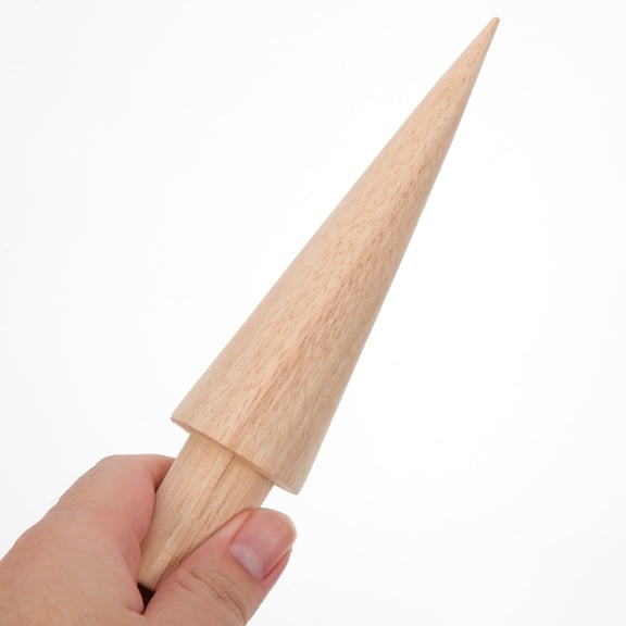 ETHZZLE Egg Cone Roller Stick in Beige for Smooth Edges and Easy One Press Molding