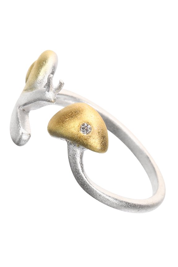 Copper Mushroom for Finger Stylish Aesthetic Multi Color Daily and Special Occasion