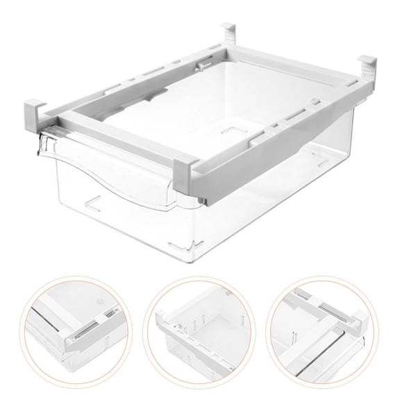 ETHZZLE Freezer Organizer Refrigerator Storage Box Assorted Color 1Pack