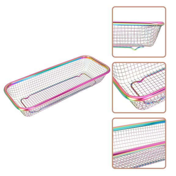 ETHZZLE Multipurpose Stainless Steel Cutlery Basket Home Organizing Gift for Friends