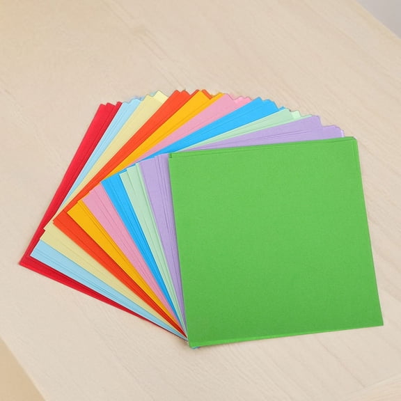 ETHZZLE DIY Origami Paper Assorted Colors for Handcrafting Decorative Crane Shapes and Crafts