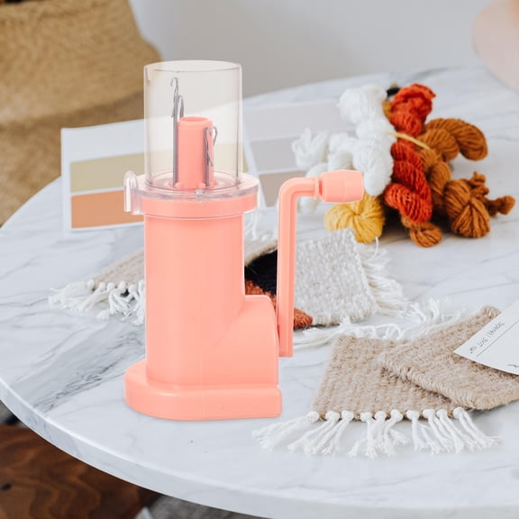 ETHZZLE Crochet Yarn Spinner Hand Knitting Machine for Beginners 1Set